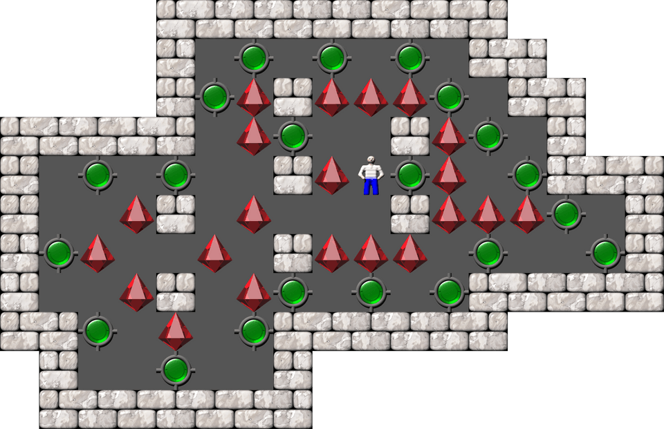 Сокобан Thinking Rabbit Arranged уровень 452